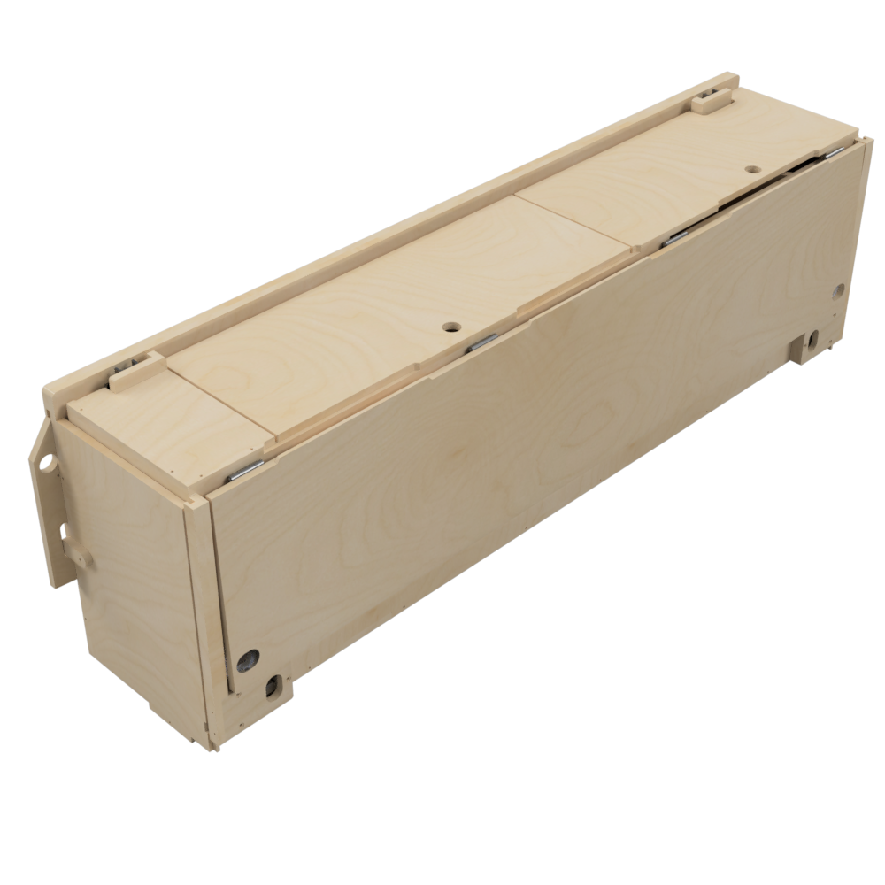 Hubschrank mit Klapptisch