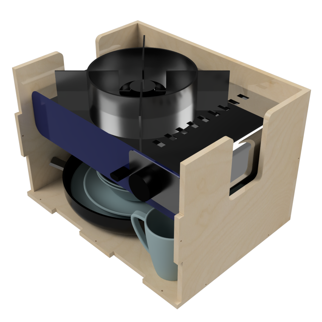 Kocher 40 x 30 x 27 cm