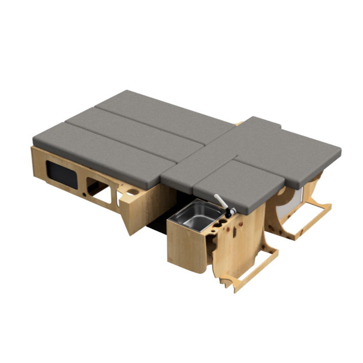 Basisausbau passend für Caddy 3 + Caddy 4
