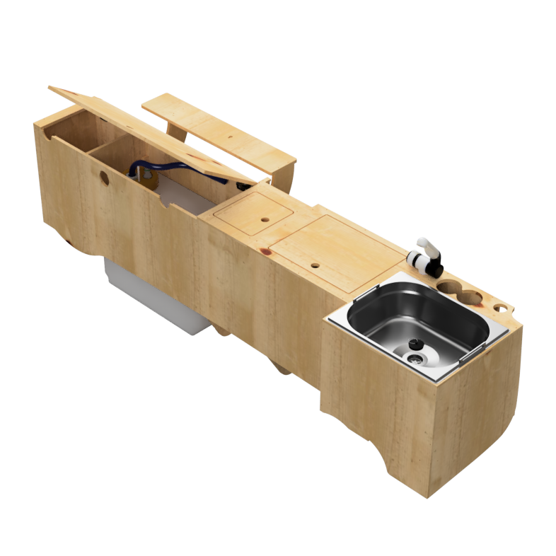 Küche passend für Caddy 3 + Caddy 4