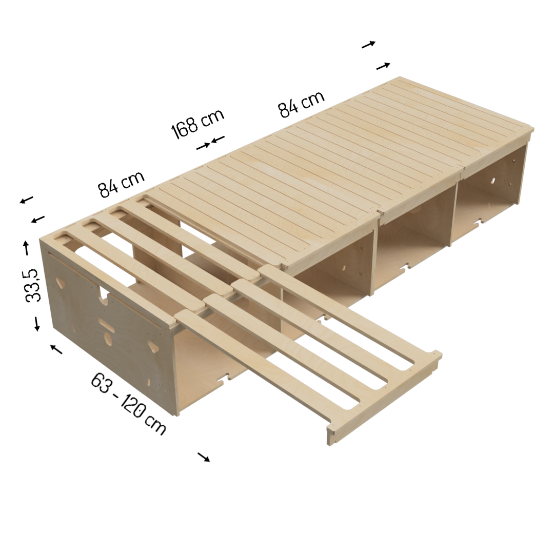 Bettmodul Höhe 27 (Caddy 5 Maxi)