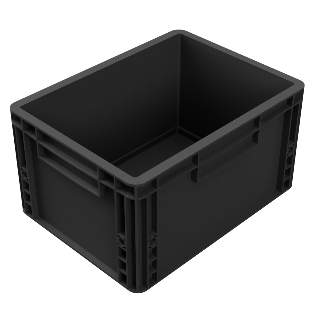 Eurobox  40 x 30 x 22 cm 1 Griff kurze Seite