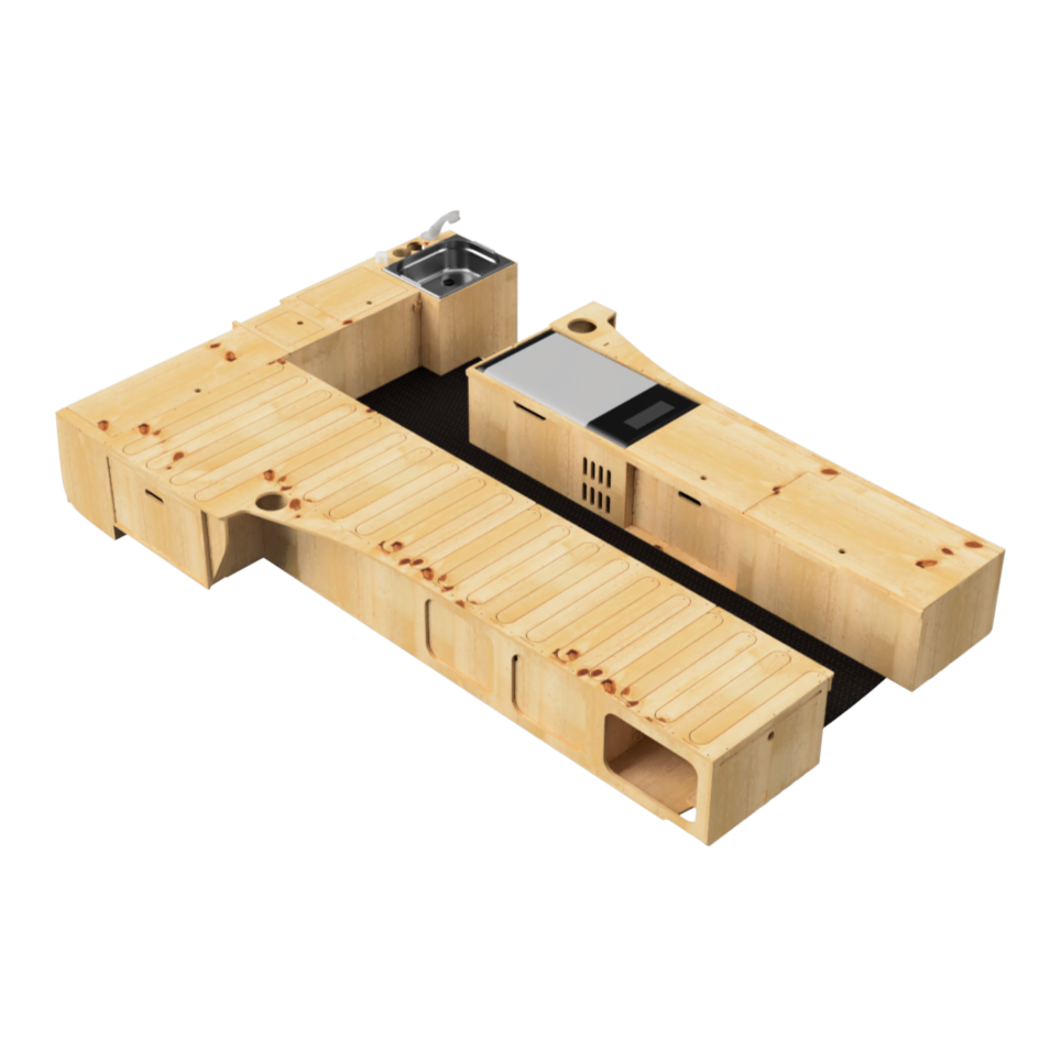 Module passend für VW Caddy 4 Maxi – Modulcamper